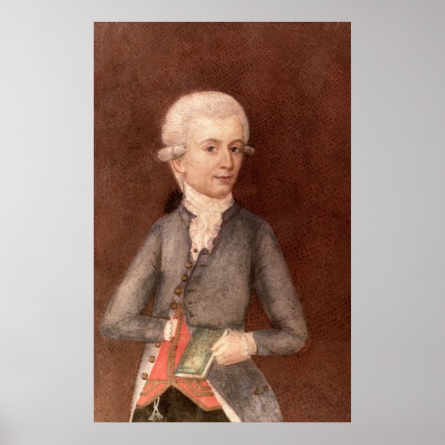 Wolfgang Amadeus Mozart, c.1780 Poster (Front)