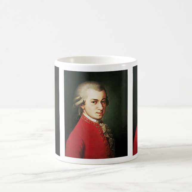 Wolfgang Amadeus Mozart Coffee Mug (Center)