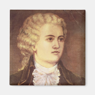 Wolfgang Amadeus Mozart during his stay Magnet