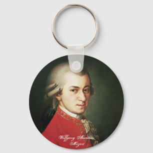 Wolfgang Amadeus Mozart Keychain
