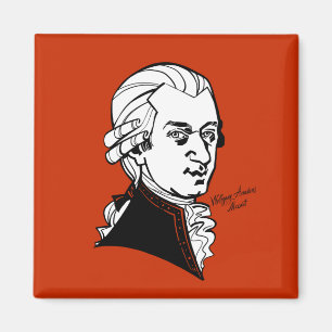 Wolfgang Amadeus Mozart Magnet