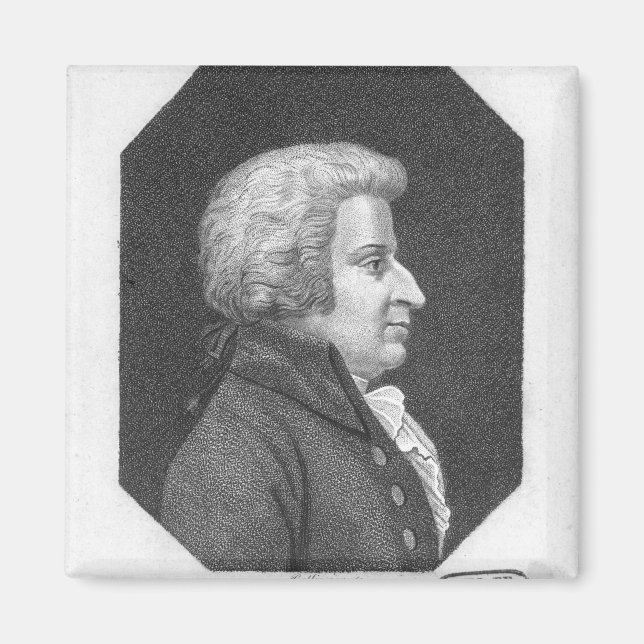 Wolfgang Amadeus Mozart Magnet (Front)