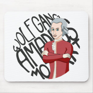 Wolfgang Amadeus Mozart Mouse Mat
