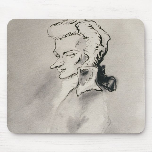 Wolfgang Amadeus Mozart Mouse Mat (Front)