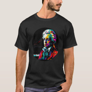 Wolfgang Amadeus Mozart Music Composer Piano T-Shirt