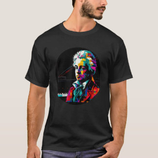 Wolfgang Amadeus Mozart Music Composer Piano T-Shirt