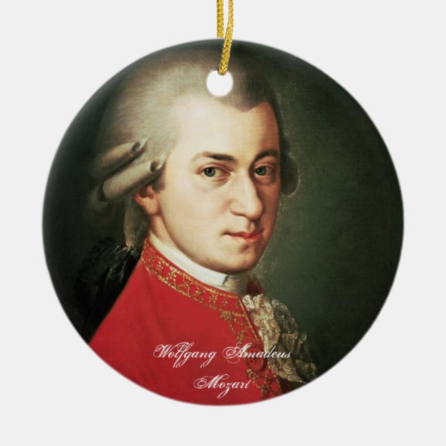 Wolfgang Amadeus Mozart Ornament (Front)