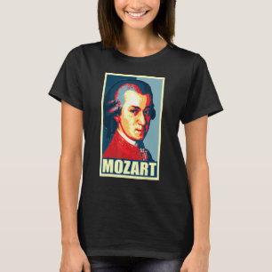Wolfgang Amadeus Mozart Pop Art T-Shirt