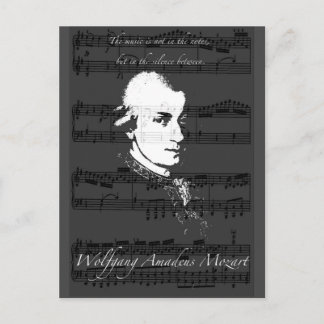 Wolfgang Amadeus Mozart Postcard