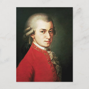 Wolfgang Amadeus Mozart Postcard