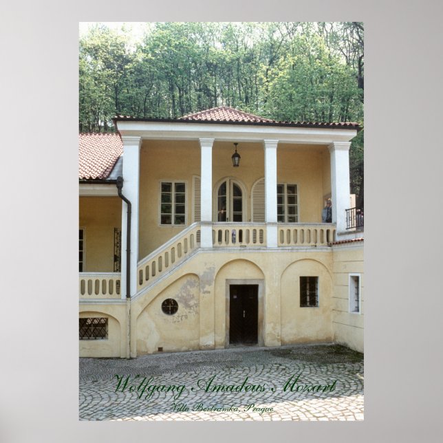 Wolfgang Amadeus Mozart Poster (Front)