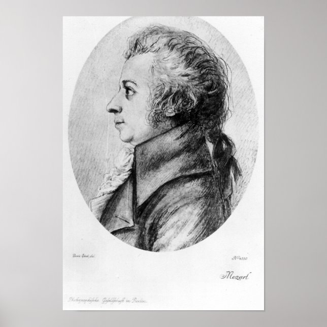 Wolfgang Amadeus Mozart Poster (Front)