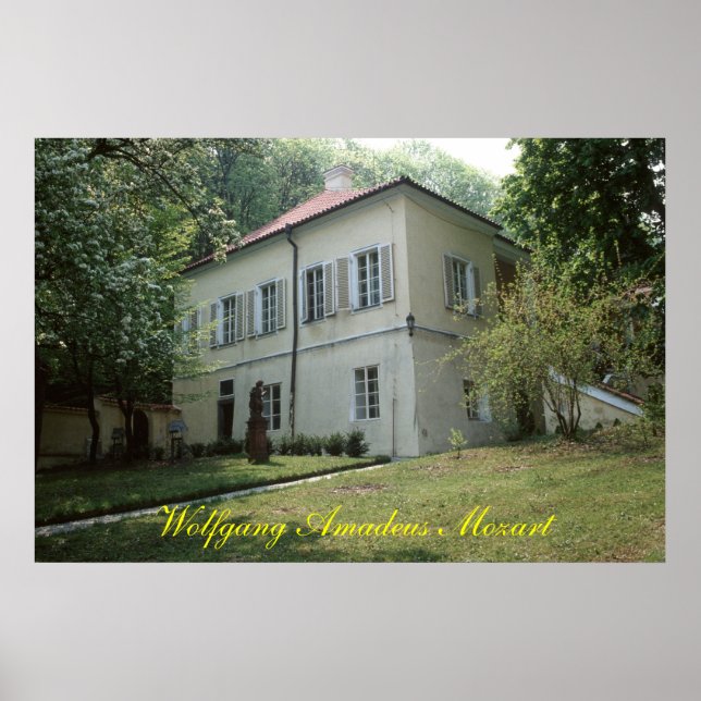 Wolfgang Amadeus Mozart Poster (Front)