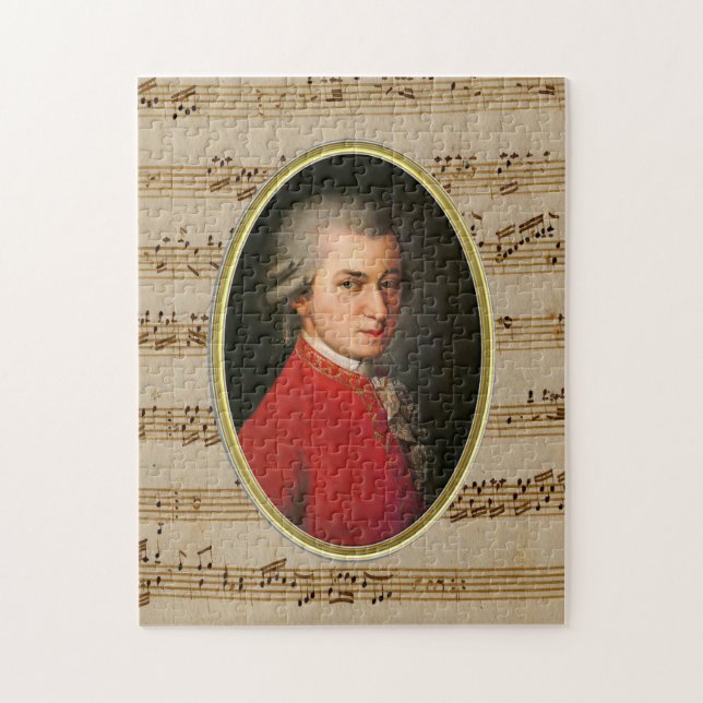 Wolfgang Amadeus Mozart Puzzle (Vertical)