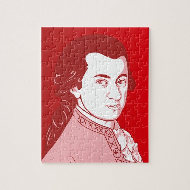 Wolfgang Amadeus Mozart Puzzle (Vertical)