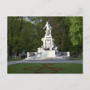 Wolfgang Amadeus Mozart Statue Postcard