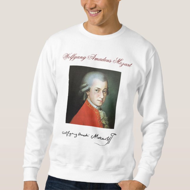 WOLFGANG AMADEUS MOZART SWEATSHIRT (Front)
