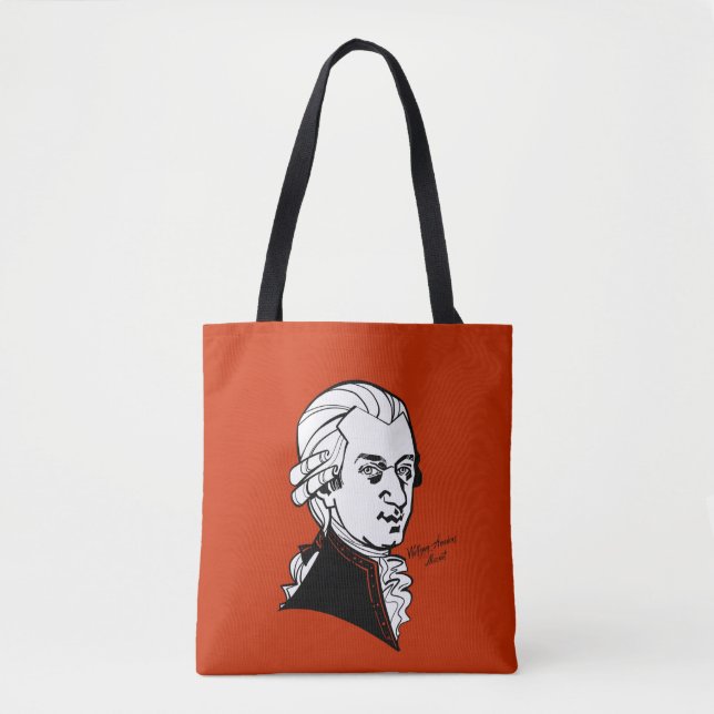 Wolfgang Amadeus Mozart Tote Bag (Front)