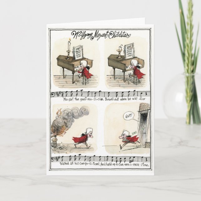 Wolfgang Mozart, Child Star card (Front)