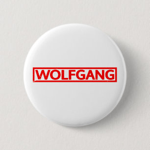 Wolfgang Stamp 6 Cm Round Badge