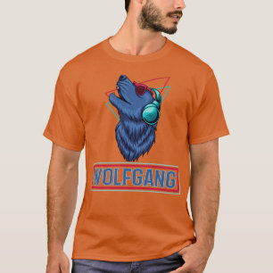 Wolfgang Wolf Outfit On The Name Day With Name 8 T-Shirt