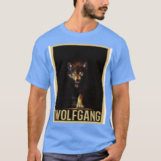 Wolfgang Wolf Outfit On The Name Day With Name 9 T-Shirt