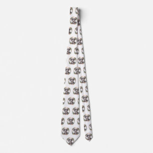 Wolfhound Christmas Wreath Festive Pup Tie
