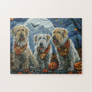 Wolfhound Halloween Spooky Jigsaw Puzzle