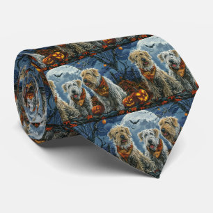 Wolfhound Halloween Spooky Tie