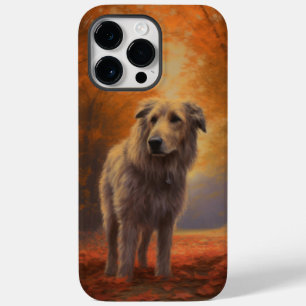 Wolfhound in Autumn Leaves Fall Inspire  Case-Mate iPhone 14 Pro Max Case