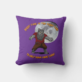 Wolfing down candy Pillow
