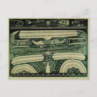 Wölfli 'Petrol' Fine Art Postcard