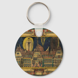 Wölfli "Waldau" Fine Art Key Ring