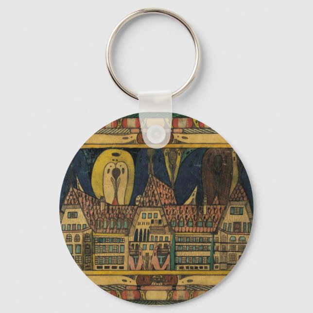 Wölfli "Waldau" Fine Art Key Ring (Front)