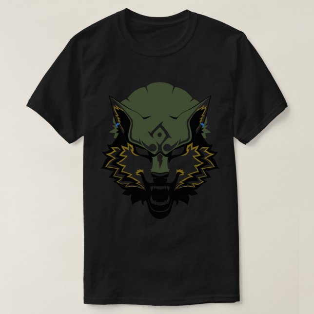WolfLink Custom-Made Logo (The Legend of Zelda-Twi T-Shirt (Design Front)