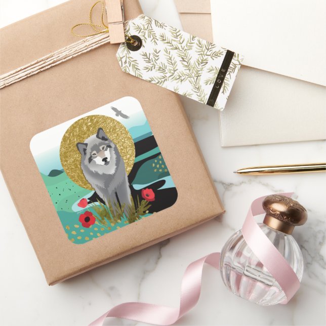 WOLFMOON AURA - stickers 2 sizes (Gifting)