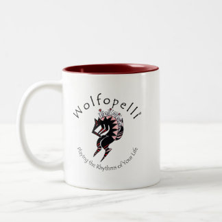 Wolfopelli 3 Two-Tone coffee mug