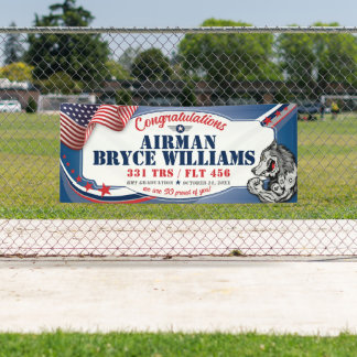 Wolfpack 331 TRS Mascot Air Force Graduation Banner