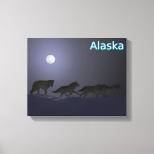 Wolfpack - Alaska Canvas Print