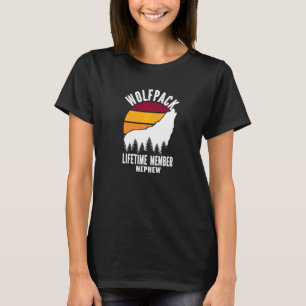 Wolfpack Lifetime Member Nephew Wolf Family Matchi T-Shirt