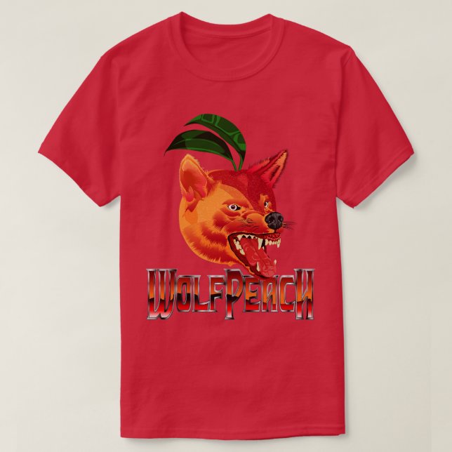 Wolfpeach T-Shirt (Design Front)