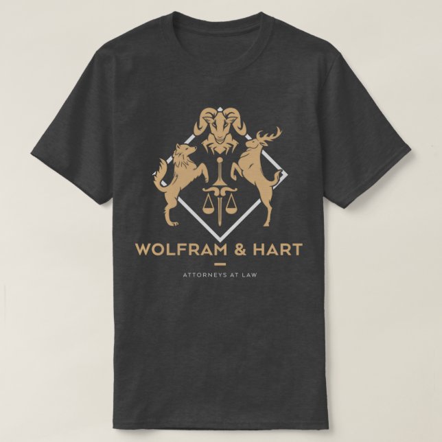 Wolfram and Hart 1 T-Shirt (Design Front)