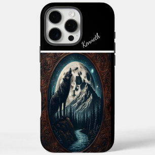 Wolf's Moonlit Howl iPhone 16 Pro Max Case