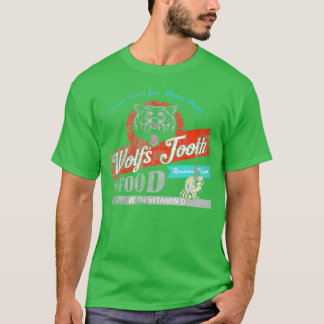 Wolfs Tooth Dog Food Distressed s ONeck  T-Shirt