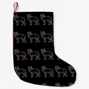 Wolfs Tree Christmas Xmas Pet Animal Wolf Lover  Small Christmas Stocking