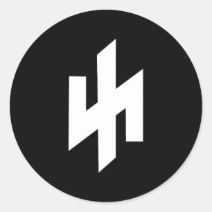 Wolfsangel Protection From Wolves Of Winter Rune 4 Classic Round Sticker