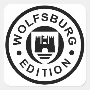 Wolfsburg Edition (black) Square Sticker