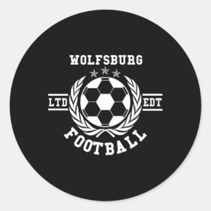 Wolfsburg Soccer Jersey Classic Round Sticker
