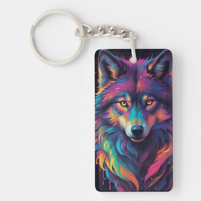 Wolfy Key Ring (Front)