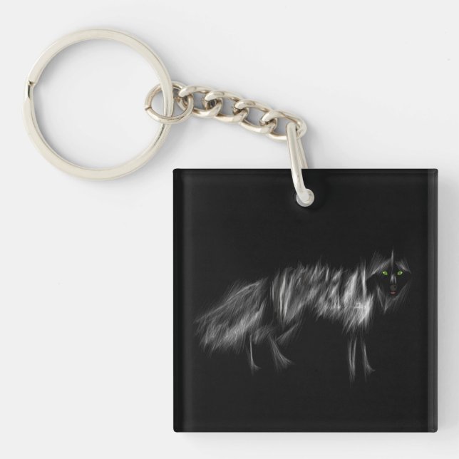 Wolfy Keychain (Front)